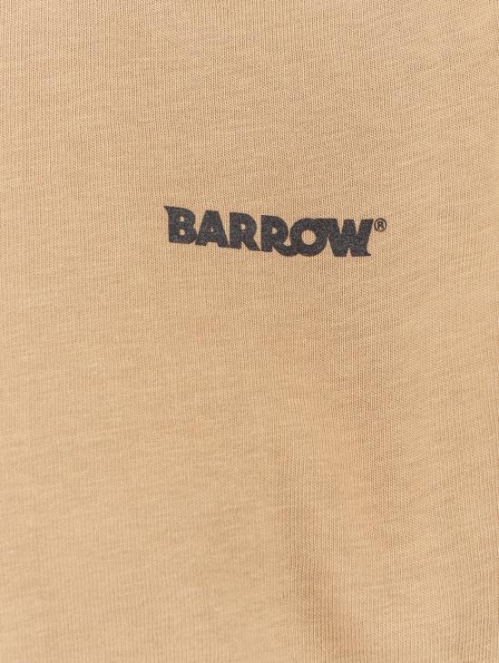  바로우 반팔 티셔츠 티셔츠 코튼 티셔츠 베이지 - BARROW