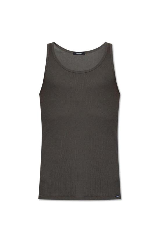  톰포드 민소매 티셔츠 톰 포드 크루넥 탱크탑 그린