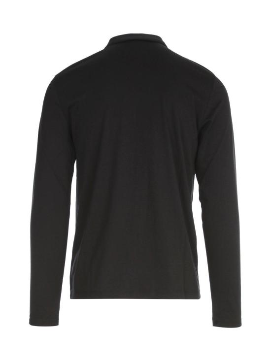  마이클 코어스 긴팔 티셔츠 긴팔 슬릭 MK 폴로 셔츠 블랙 - MICHAEL KORS