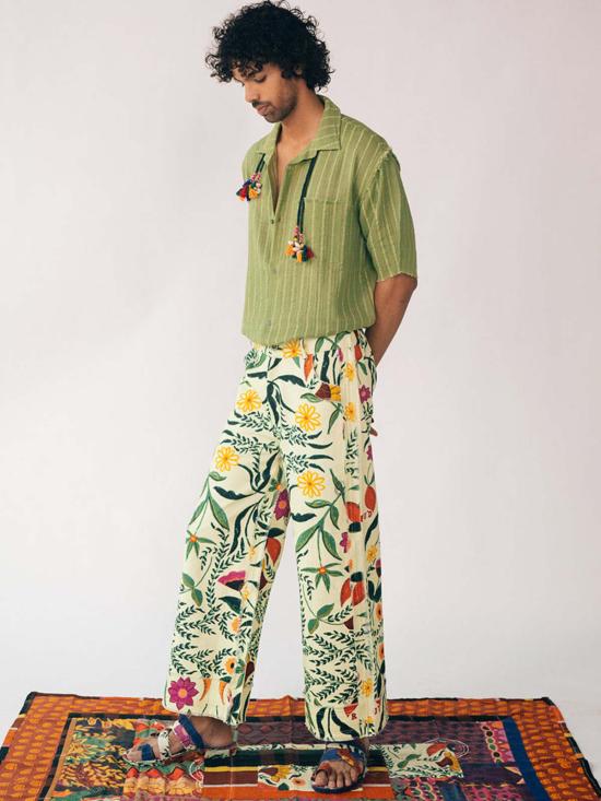  IKKIVI 셔츠 이키비 릴로 셔츠 올리브 그린 - IKKIVI