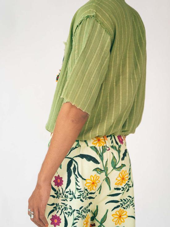  IKKIVI 셔츠 이키비 릴로 셔츠 올리브 그린 - IKKIVI