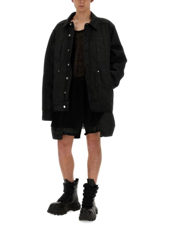  릭 오웬스 민소매 티셔츠 니트 탱크탑 블랙 - RICK OWENS