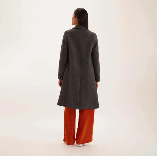  이네스 드 라 프레상쥬 코트 프랑크  다크 그레이 - INES DE LA FRESSANGE