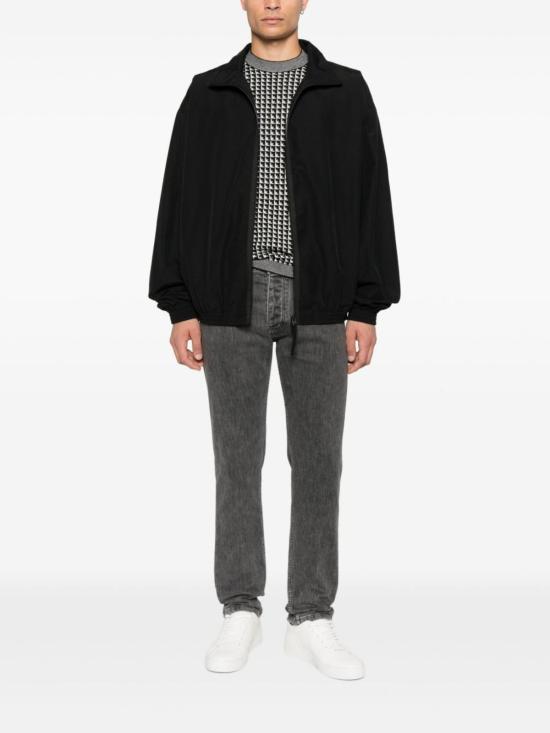  엠포리오 아르마니 스웨터 울 크루넥  블랙 - EMPORIO ARMANI