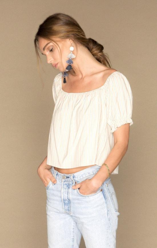  메릿 찰스 블라우스 바르도  티크