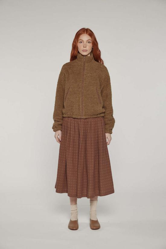  amente 봄버 자켓 아멘테 울 하이넥 봄버 재킷 올리브 - OTHER BRANDS