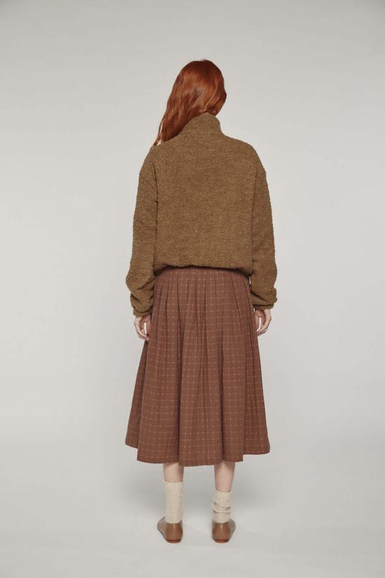  amente 봄버 자켓 아멘테 울 하이넥 봄버 재킷 올리브 - OTHER BRANDS