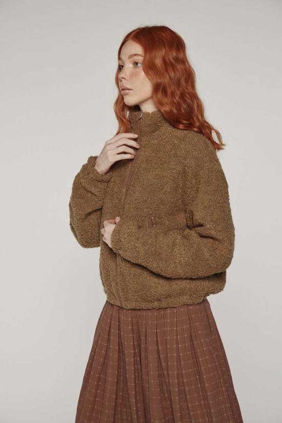  amente 봄버 자켓 아멘테 울 하이넥 봄버 재킷 올리브 - OTHER BRANDS