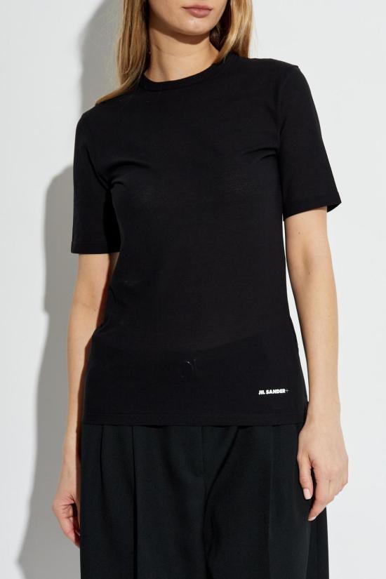  질샌더 반팔 티셔츠 질 샌더 로고 티셔츠 - JIL SANDER