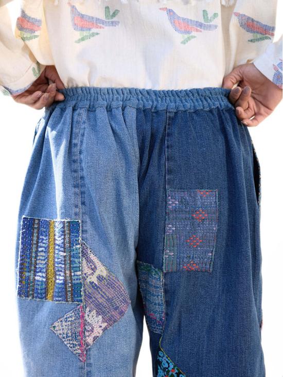  이키비 데님 팬츠 아키 팬츠 - IKKIVI