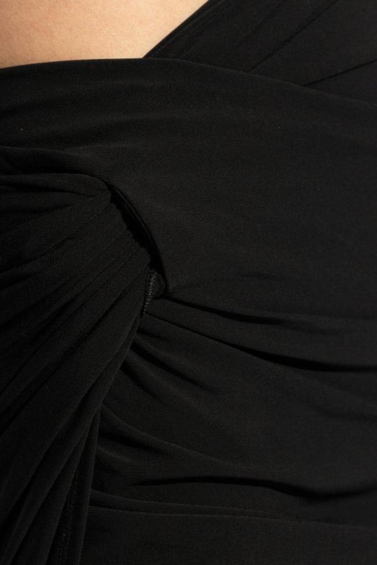  자크뮈스 숏 스커트 드레이프 미니 스커트 블랙 - JACQUEMUS