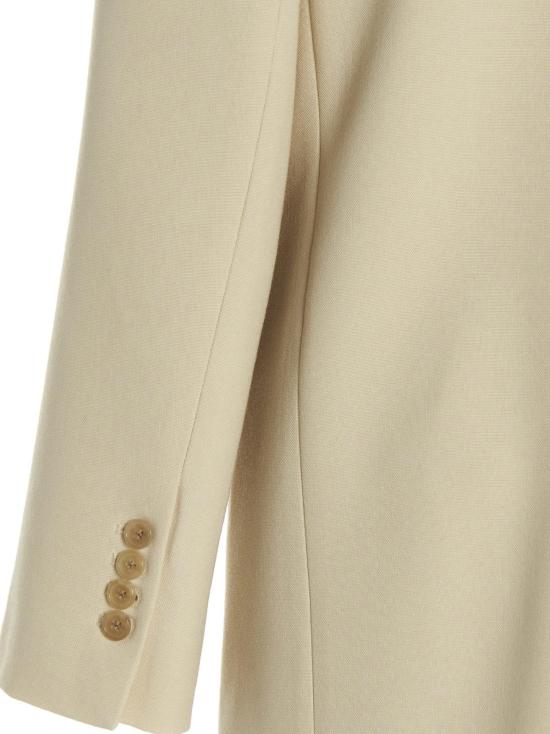  케이트 수트 자켓 카이트 발톤 더블 브레스티드 블레이저 커스터드 - KHAITE