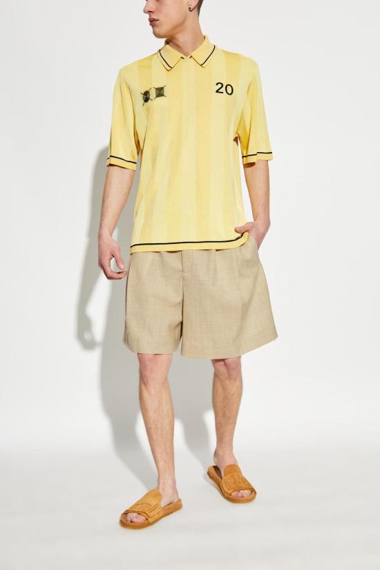  자크뮈스 숏팬츠 플리츠 쇼츠 베이지 - JACQUEMUS