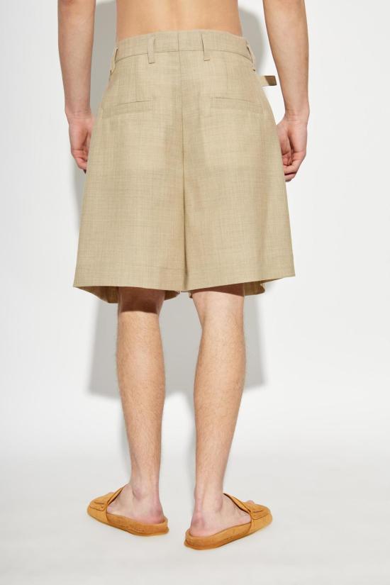  자크뮈스 숏팬츠 플리츠 쇼츠 베이지 - JACQUEMUS