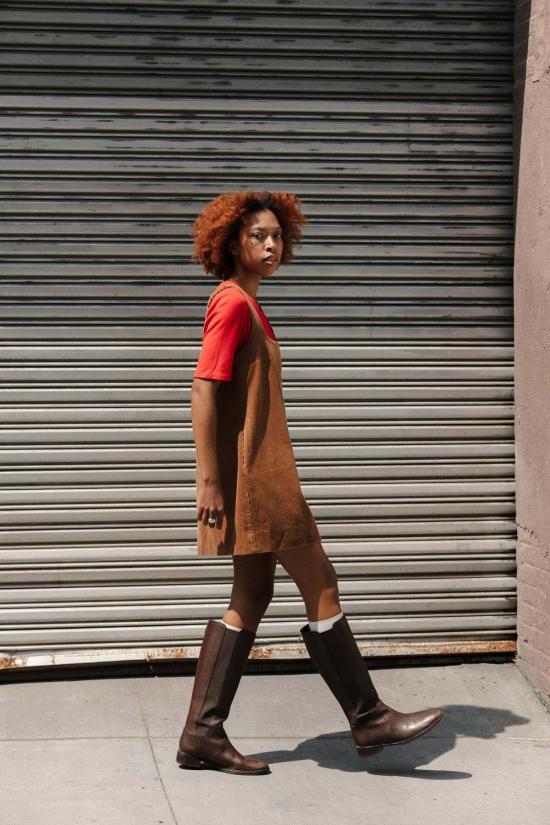  Carleen 숏 원피스 칼린 스퀘어넥 미니 드레스 - OTHER BRANDS