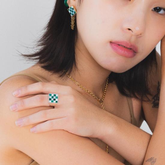  타린 토마스 반지 사무엘 미니 링 진주 - TARIN THOMAS