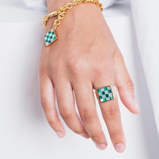  타린 토마스 반지 사무엘 미니 링 진주 - TARIN THOMAS