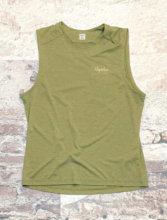  라파 민소매 티셔츠 트레일 탱크 다크 카키