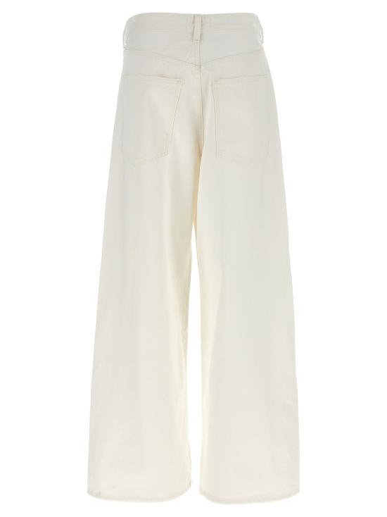  에이골디 데님 팬츠 아골드 바나 폴드 진 화이트 - AGOLDE