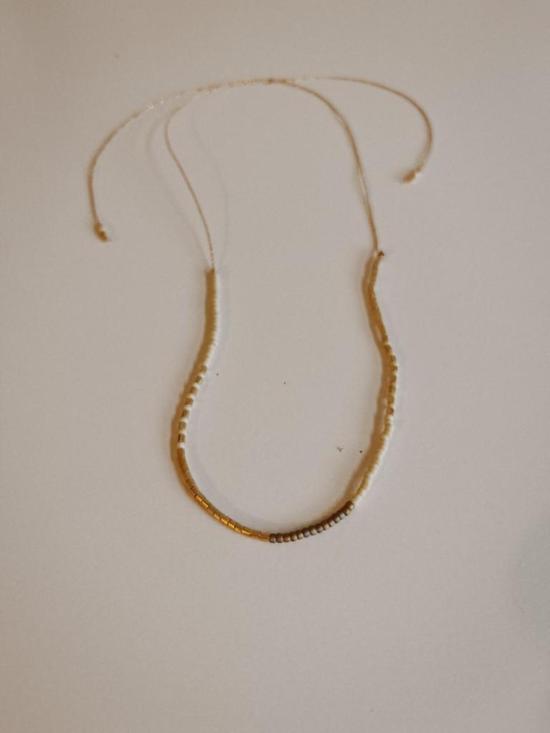  빌리지 스라이브 목걸이/팬던트 골든 비즈 목걸이 - VILLAGE THRIVE