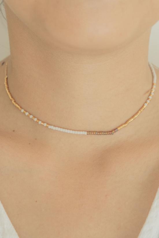  빌리지 스라이브 목걸이/팬던트 골든 비즈 목걸이 - VILLAGE THRIVE