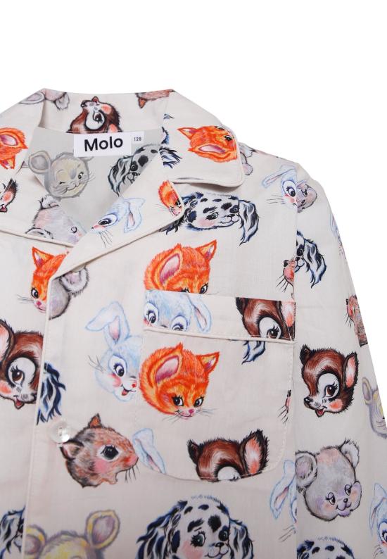  [키즈] 몰로 라운지 웨어 키즈 베이지 파자마 - MOLO