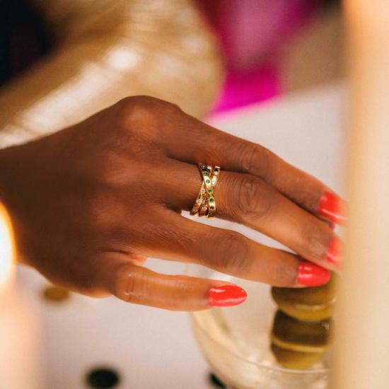  몬세라트 뉴욕 반지 크로스오버 링 - MONTSERRAT NEW YORK