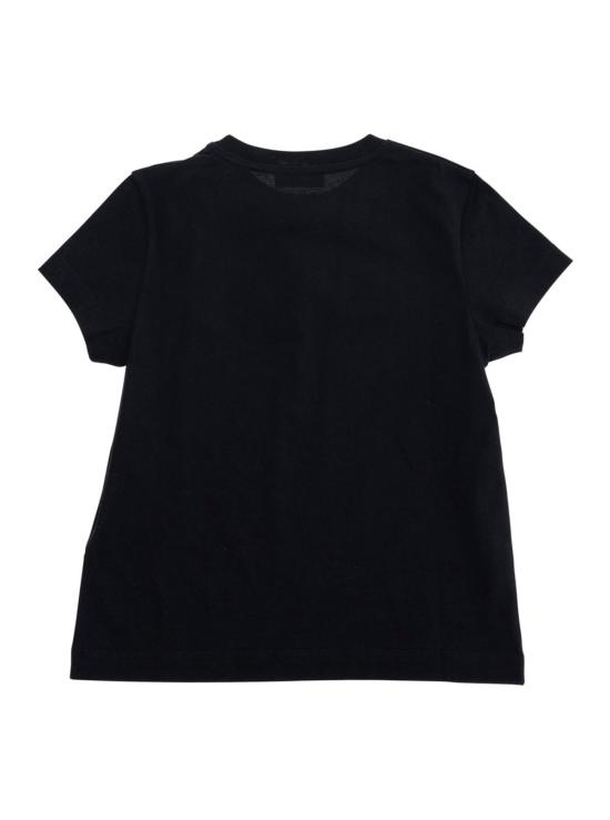  [키즈] 몽클레어 트레이닝 상의 키즈 크루넥 티셔츠 블랙 - MONCLER