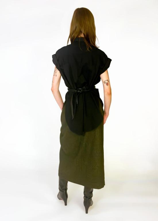  Meg 블라우스 메그 민소매 보이프렌드 셔츠 - MEG