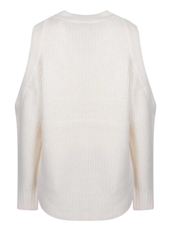  가니 반팔 티셔츠 로고가 있는  저지 (에그렛) - GANNI