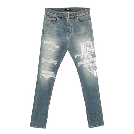  아미리 데님 팬츠 진 블루