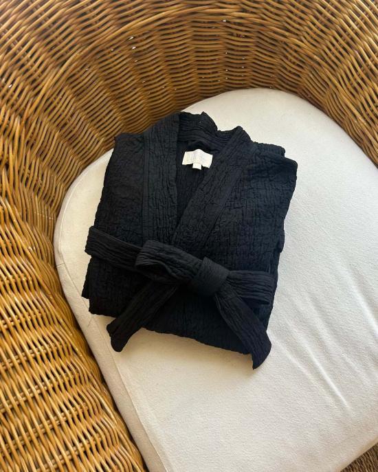  Honest Cotton 라운지 웨어 어니스트 코튼 가을 면 로브 - HONEST COTTON