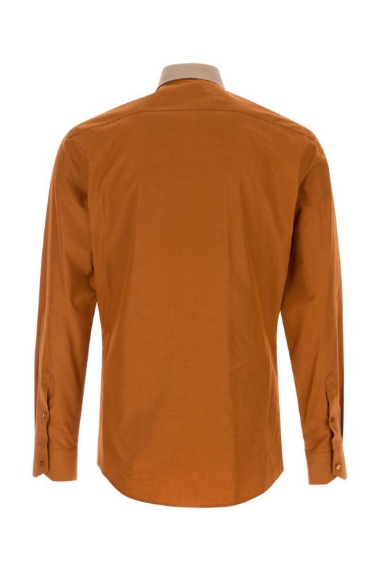  [키즈] 펜디 셔츠 오렌지 포플린 셔츠 시나몬 - FENDI