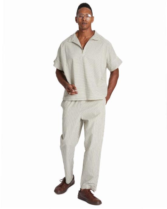  LWN 라운지 웨어 Lwn Strausii 팬츠 내추럴 펜슬 스트라이프 - OTHER BRANDS