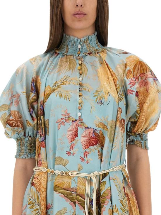  짐머만 롱 원피스 어센션 맥시 드레스 멀티컬러 - ZIMMERMANN