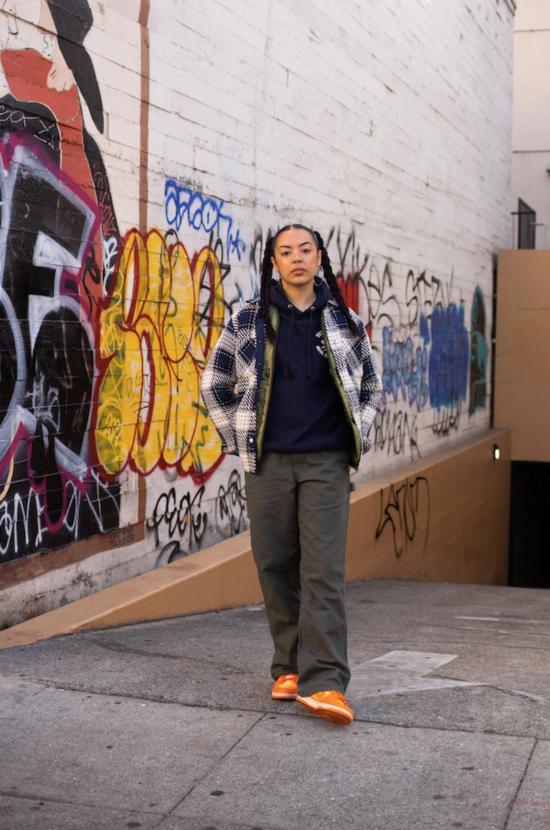  왁스 런던 자켓 화이팅 오버셔츠 마린 블루 비트닉 - WAX LONDON