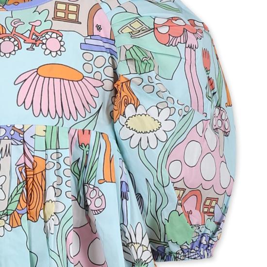  [키즈] 스텔라 맥카트니 원피스 스텔라 매카트니 아동용 연한 파란색 페어리 프린트 드레스 (연한 파란색) - STELLA MCCARTNEY