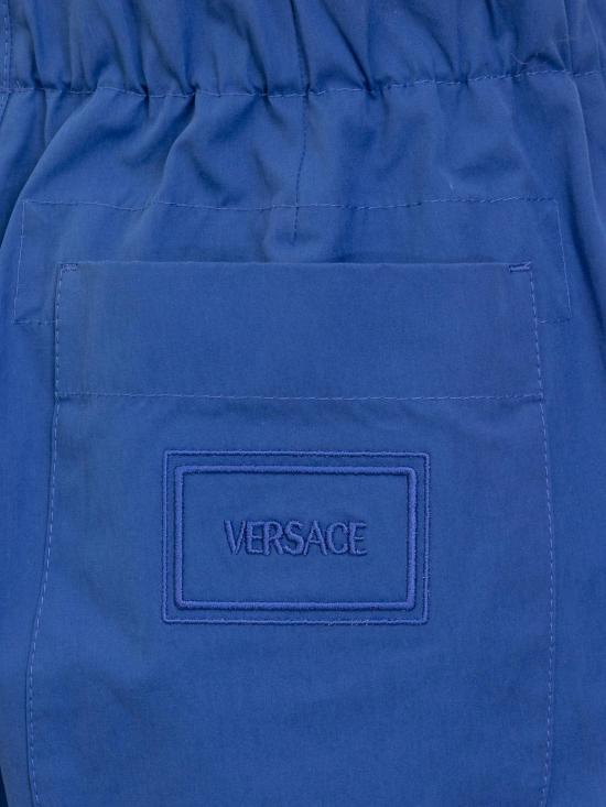  베르사체 스트레이트 팬츠 카고 팬츠 일렉트릭 블루 - VERSACE