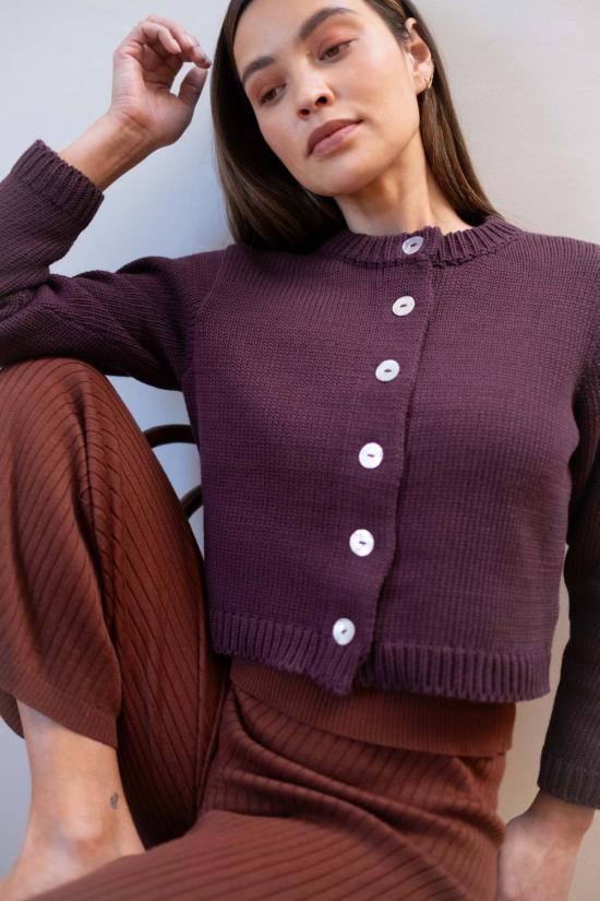  마리아 스탠리 가디건 청키 코튼 - MARIA STANLEY