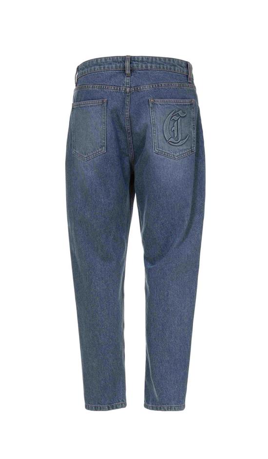  로베르토 카발리 데님 팬츠 저스트 카발리 데님 진 블루 - ROBERTO CAVALLI