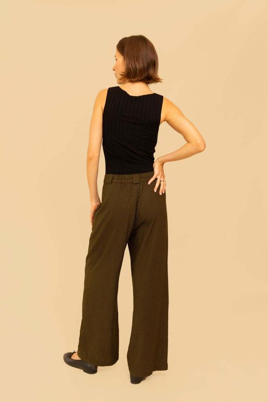  Whimsy + Row 스트레이트 팬츠 윔지 + 로우 리애나 팬츠 헌터 깅엄 - OTHER BRANDS