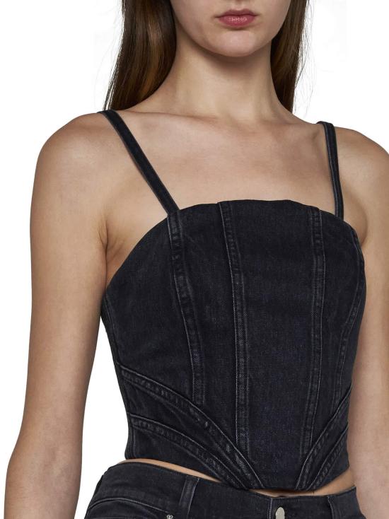  아미리 민소매 티셔츠 페이드 블랙 - AMIRI