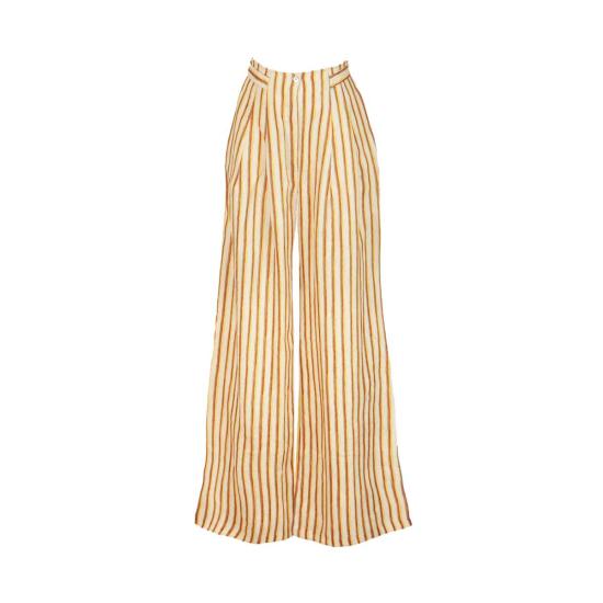  Romualda 스트레이트 팬츠 Amalfi Vaya 바지 옐로우
