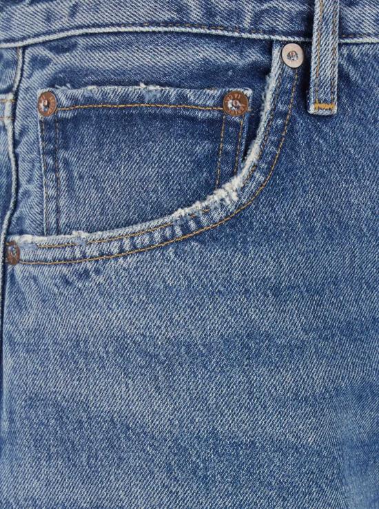  에이골디 데님 숏팬츠 아골드 파이브 포켓 반바지 블루 - AGOLDE