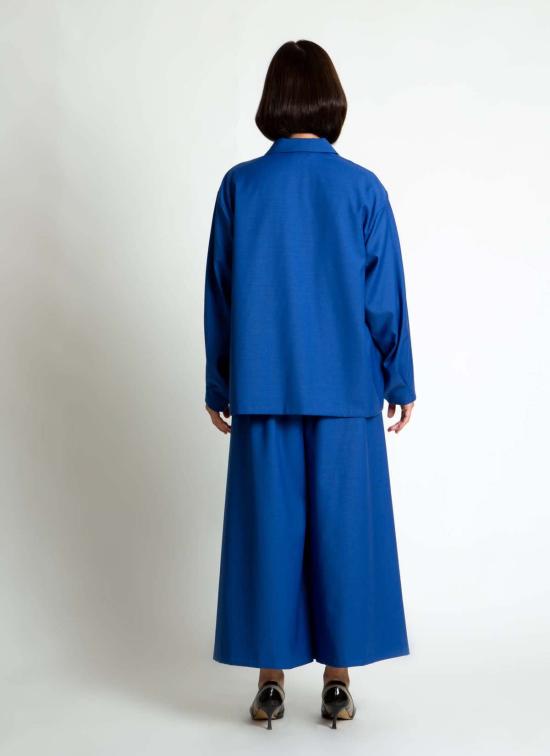  카렘 자켓 긴팔 포켓 셔츠 재킷 아주르 블루 - KAAREM