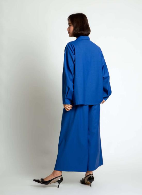  카렘 자켓 긴팔 포켓 셔츠 재킷 아주르 블루 - KAAREM