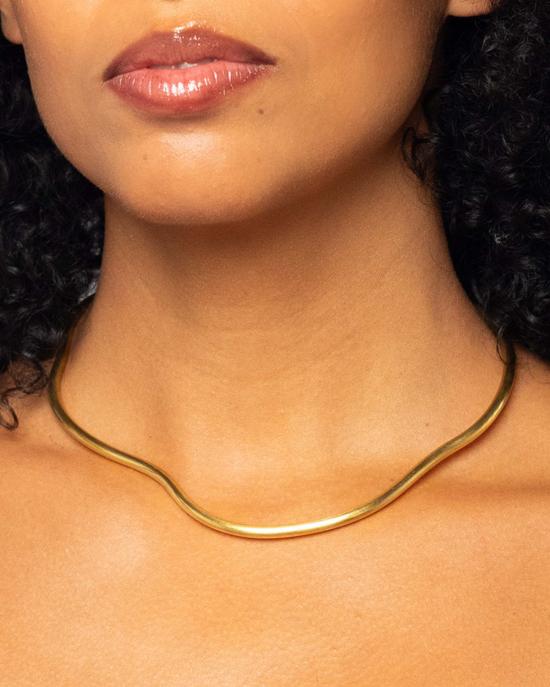  다니 구이라 목걸이/팬던트 스위트 워터 골든 초커 목걸이 - DANI GUIRRA