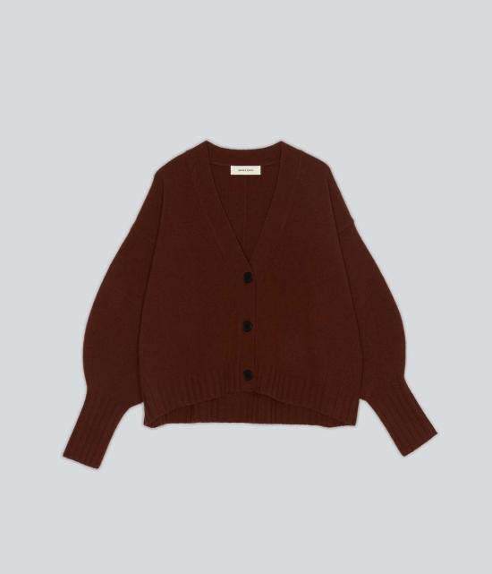  사야카 다비스 뉴욕 가디건 사야카 데이비스 뉴욕 벌룬 슬리브  시나몬 - SAYAKA DAVIS NEW YORK