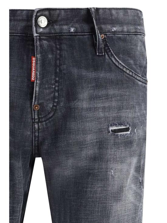  디스퀘어드2 데님 팬츠 Dsquared2 슬림 트위스트 진 - DSQUARED2