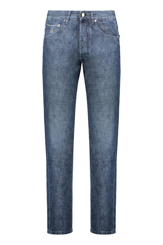  무레르 데님 팬츠 무어러 다크 블루 진 데님